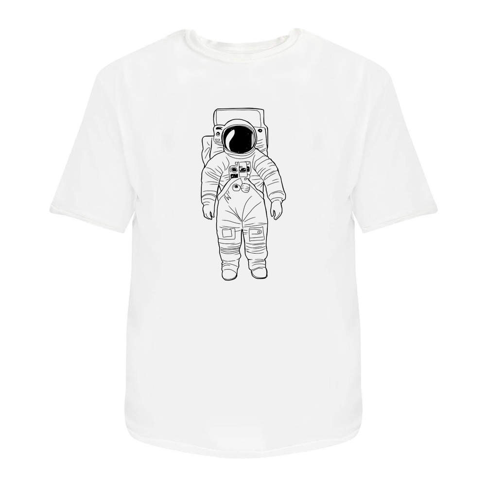 'Standing Astronaut' Unisex T-Shirt - 100% Cotton (S-XXL) (TA046690)