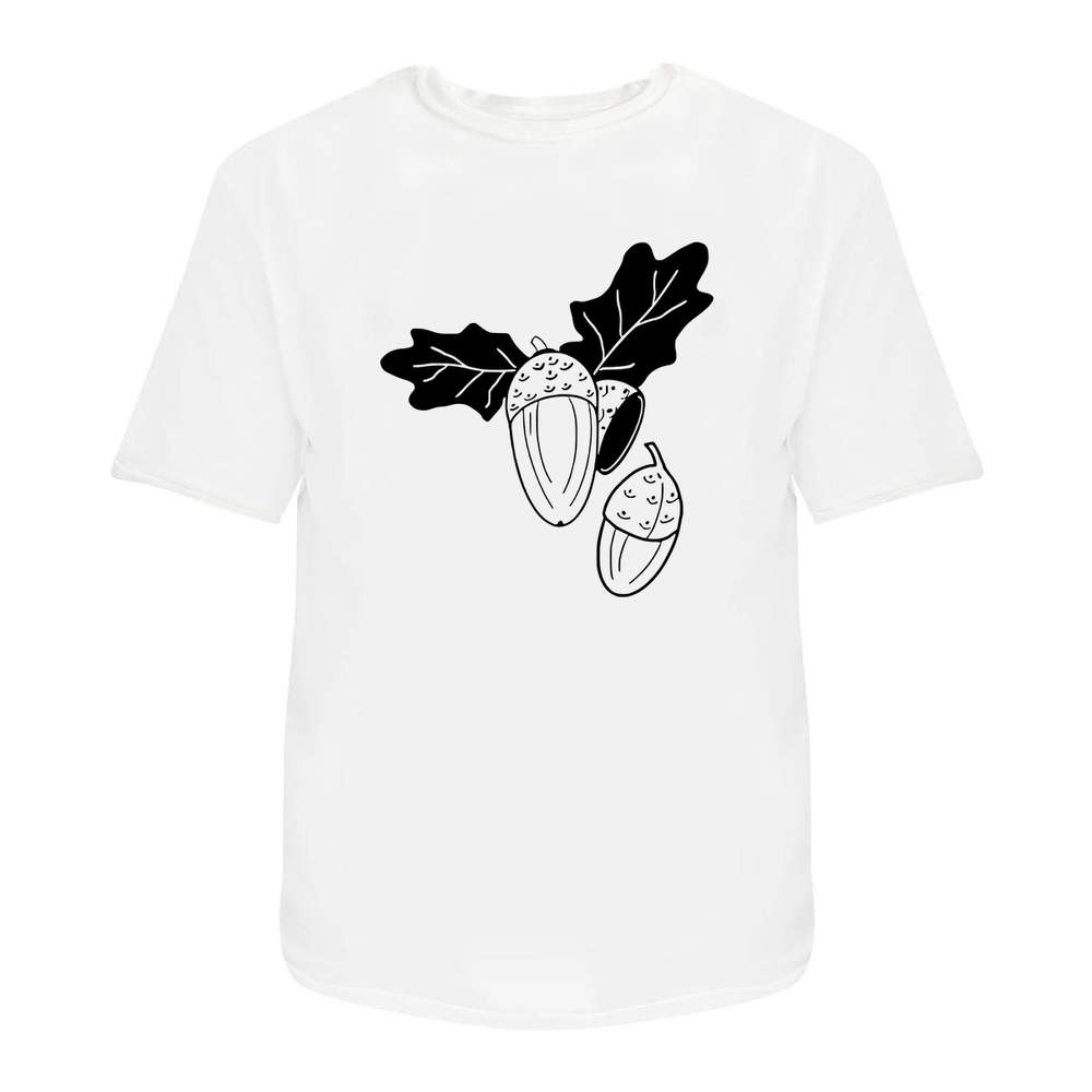 'Oak Leaves & Acorns' Unisex T-Shirt - 100% Cotton (S-XXL) (TA046705)