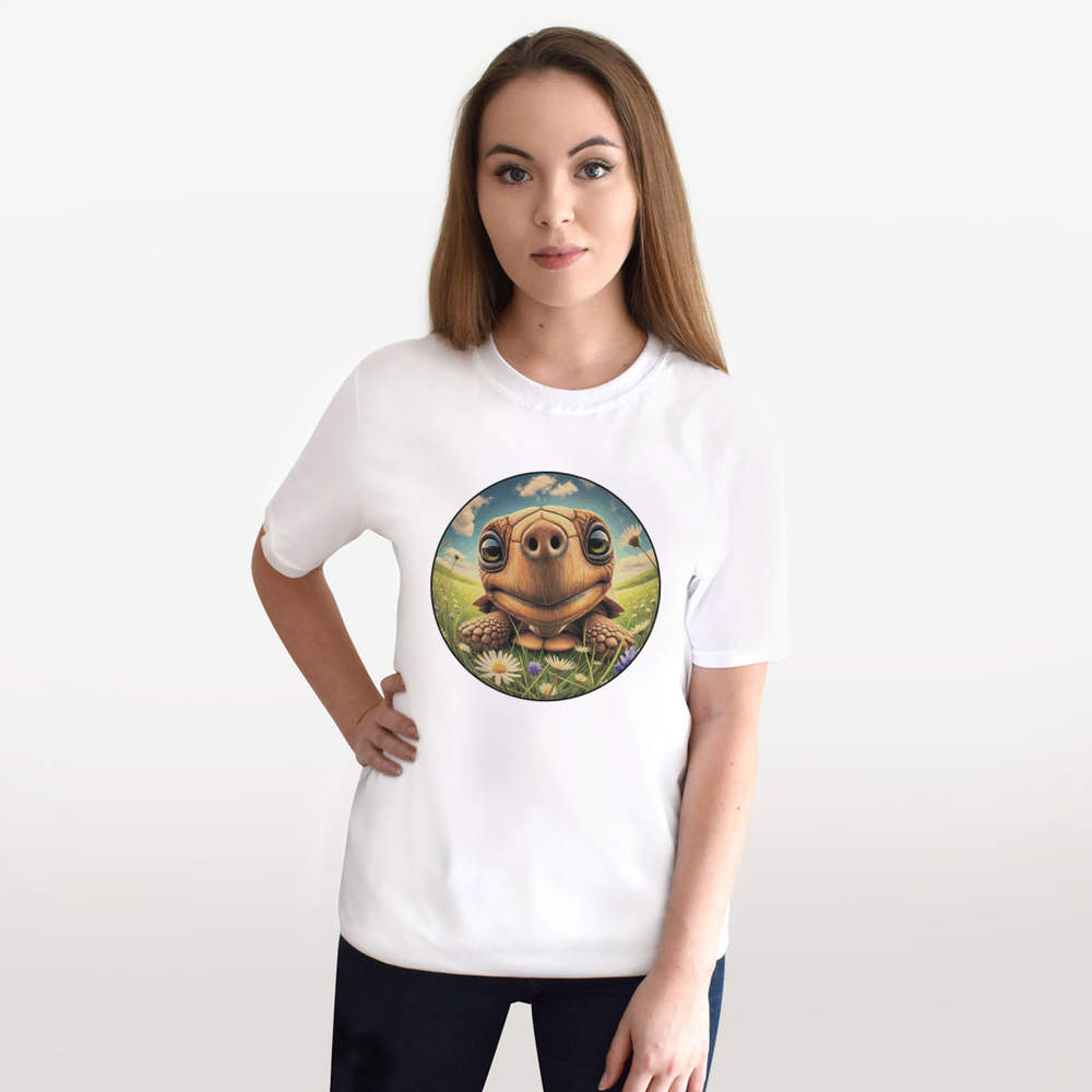 'Smiling Tortoise' Unisex T-Shirt - 100% Cotton (S-XXL) (TA051908) - Picture 12 of 15