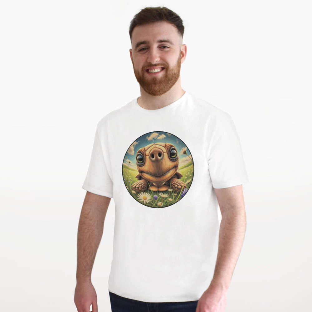 'Smiling Tortoise' Unisex T-Shirt - 100% Cotton (S-XXL) (TA051908) - Picture 13 of 15