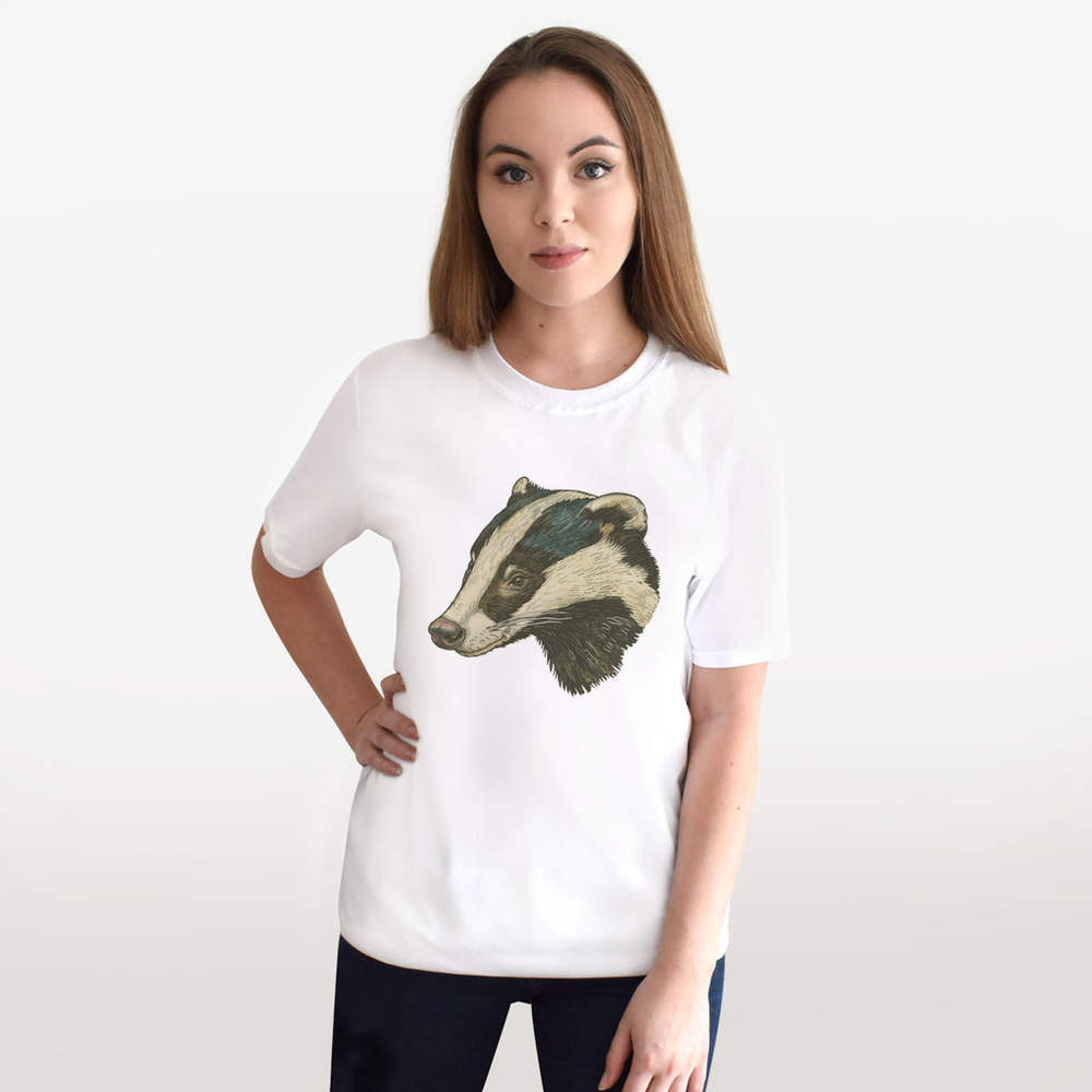 'Badger Portrait Side View' Unisex T-Shirt - 100% Cotton (S-XXL) (TA054311) - Picture 12 of 15