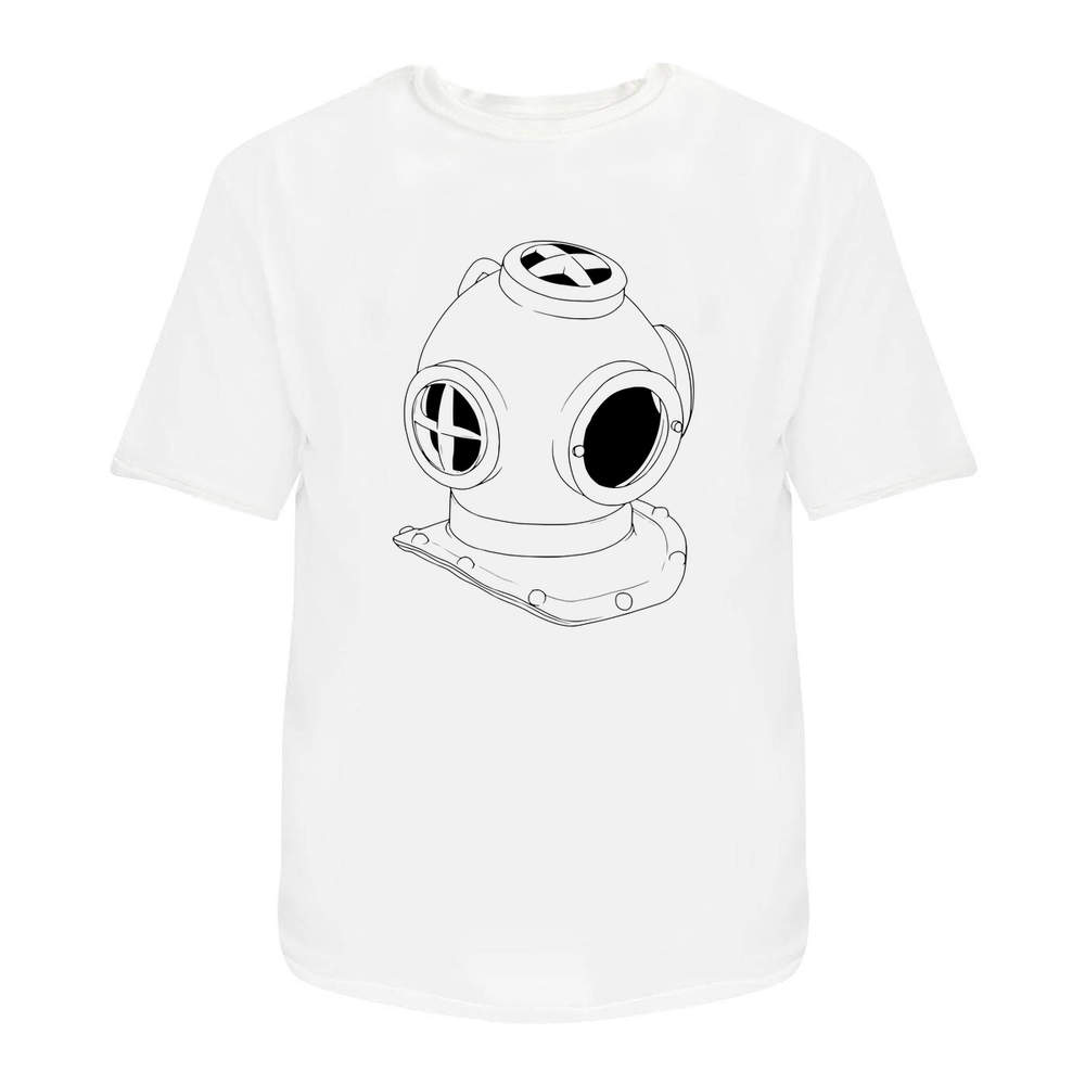 'Deep Sea Diving Helmet' Unisex T-Shirt - 100% Cotton (S-XXL) (TA054554)