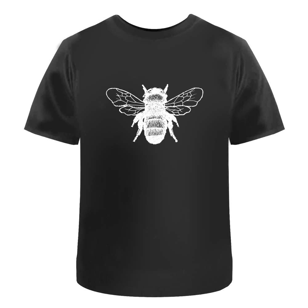 'Bumble Bee' Unisex T-Shirt - Striped Pollinator Insect Nature Illustration - 100% Cotton (S-XXL) (TA001317)