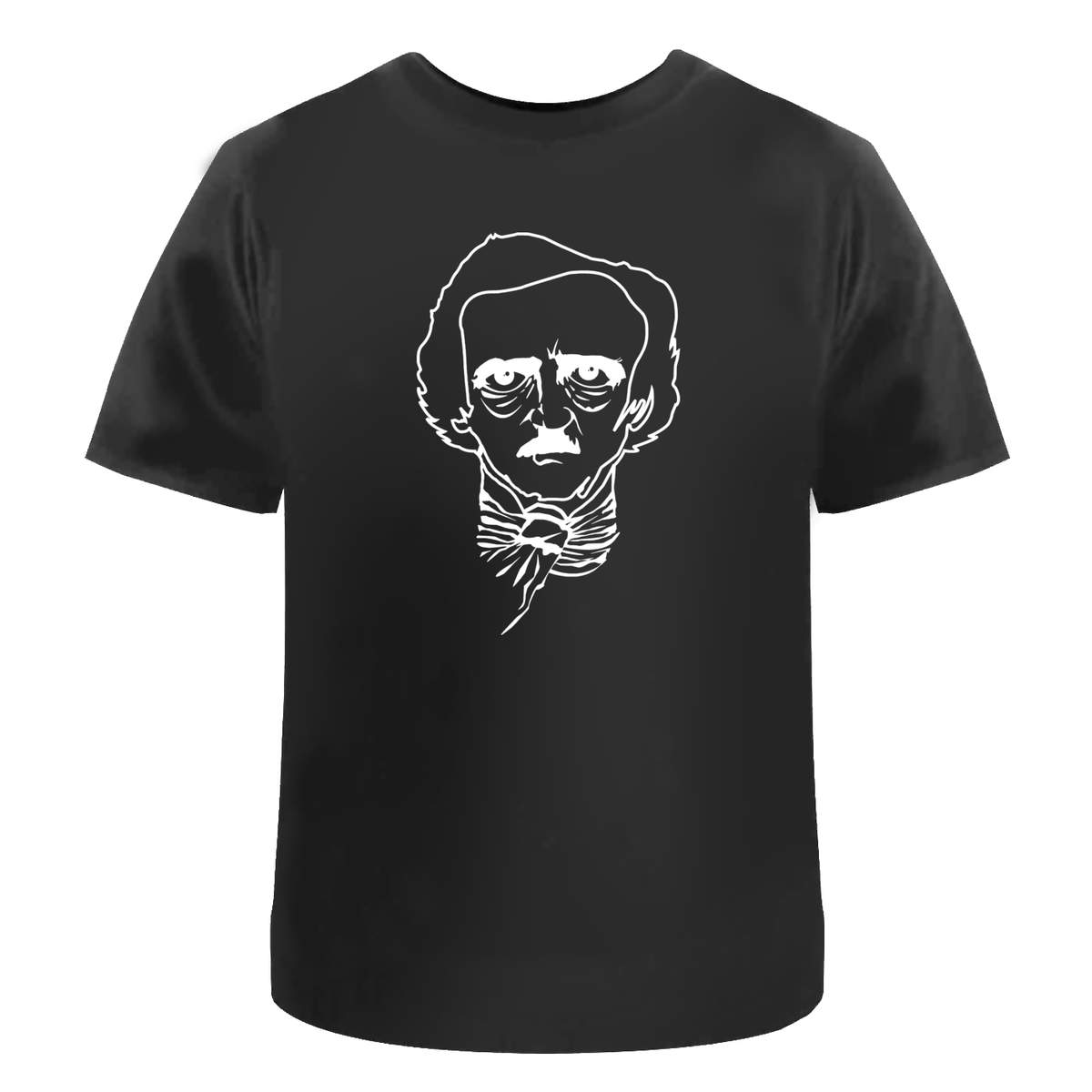 'Edgar Allan Poe' Unisex Cotton T-Shirt - Graphic Tee / Short Sleeve Top for Men and Women (TA005914)