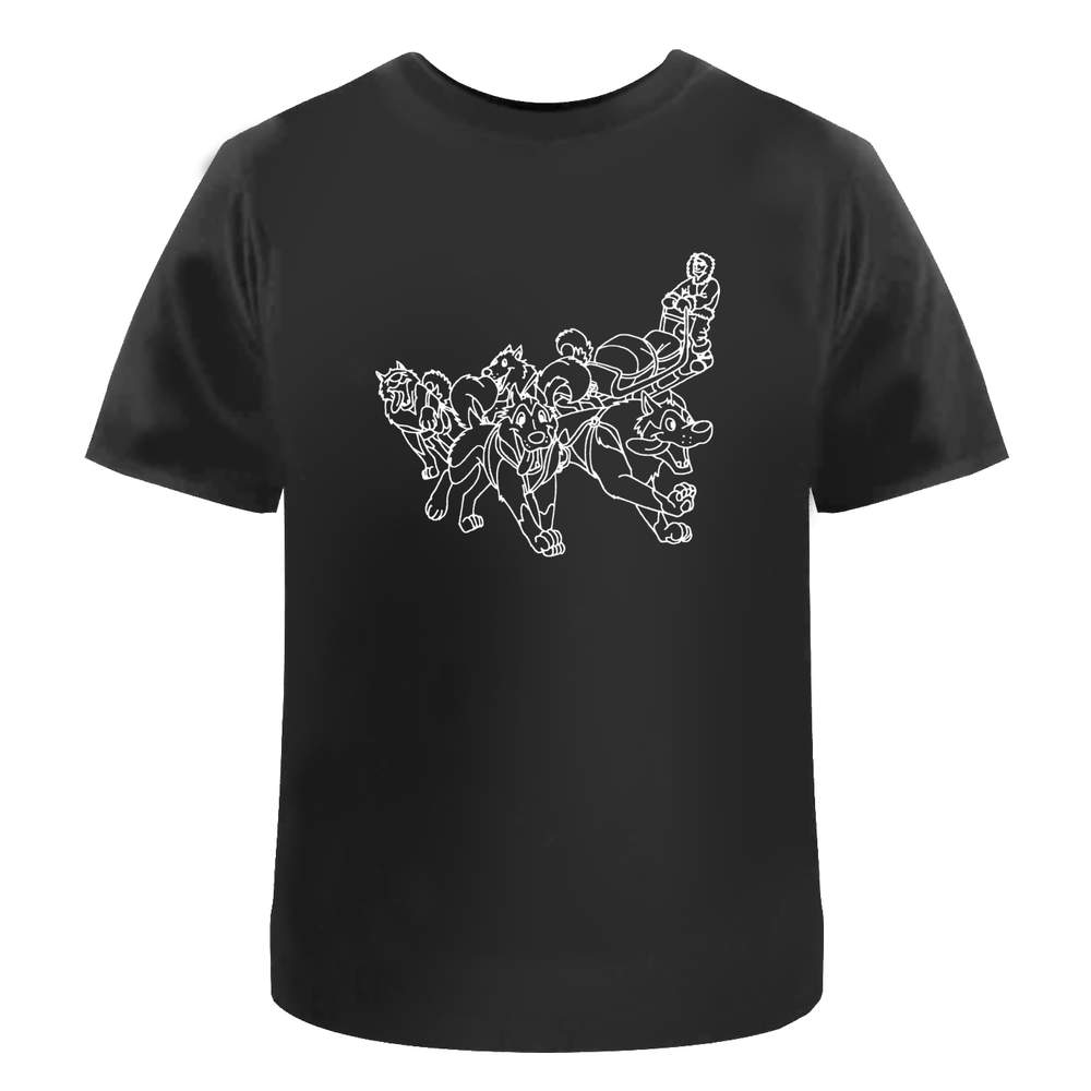 'Running Sled Dogs' Unisex T-Shirt - 100% Cotton (S-XXL) (TA012676)