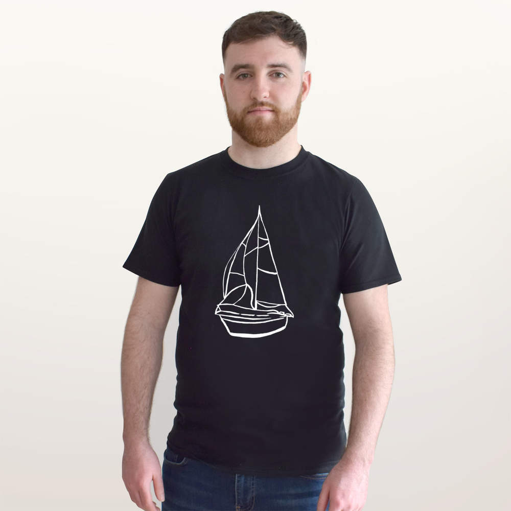 T-shirt unisexe « vendre Voilier » - 100 % coton (S-XXL) (TA015689)