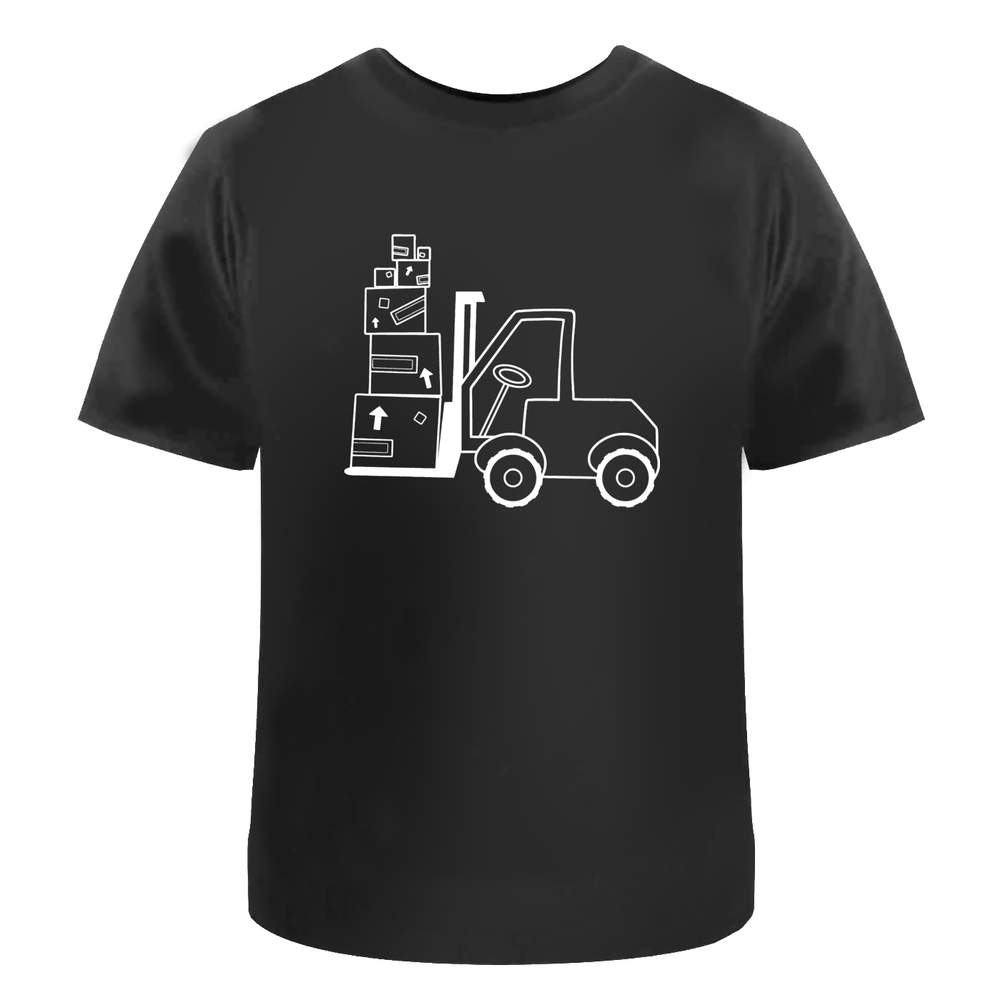'Forklift Truck' Unisex T-Shirt - Warehouse Loader Industrial Equipment - 100% Cotton (S-XXL) (TA019486)