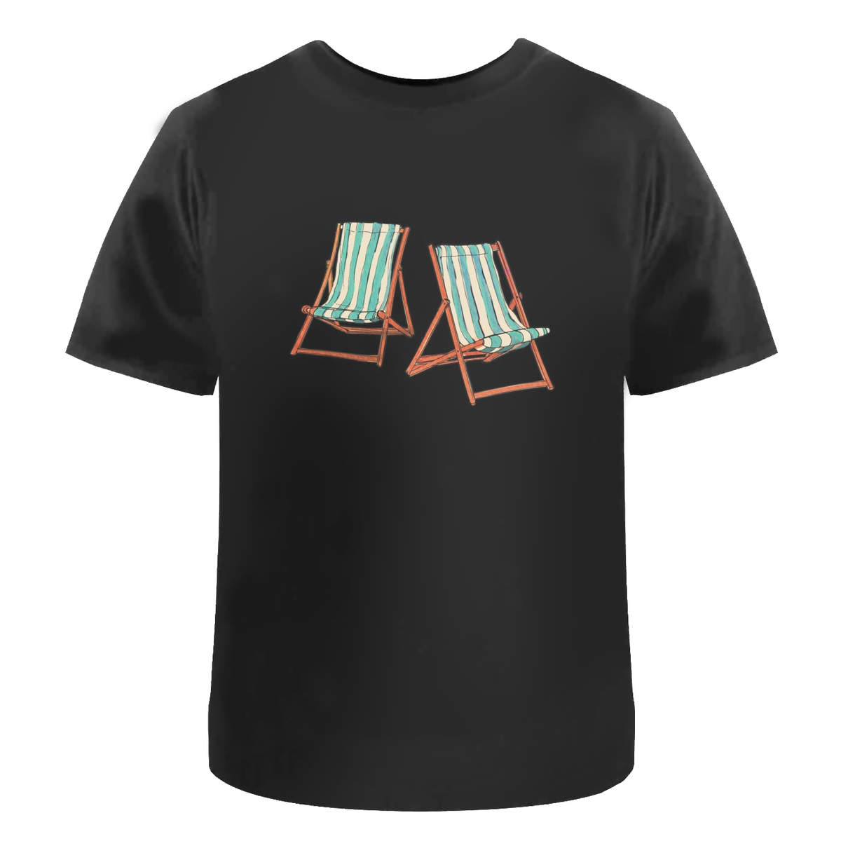 'Deck Chairs' Unisex T-Shirt -  100% Cotton (S-XXL) (TA022631)