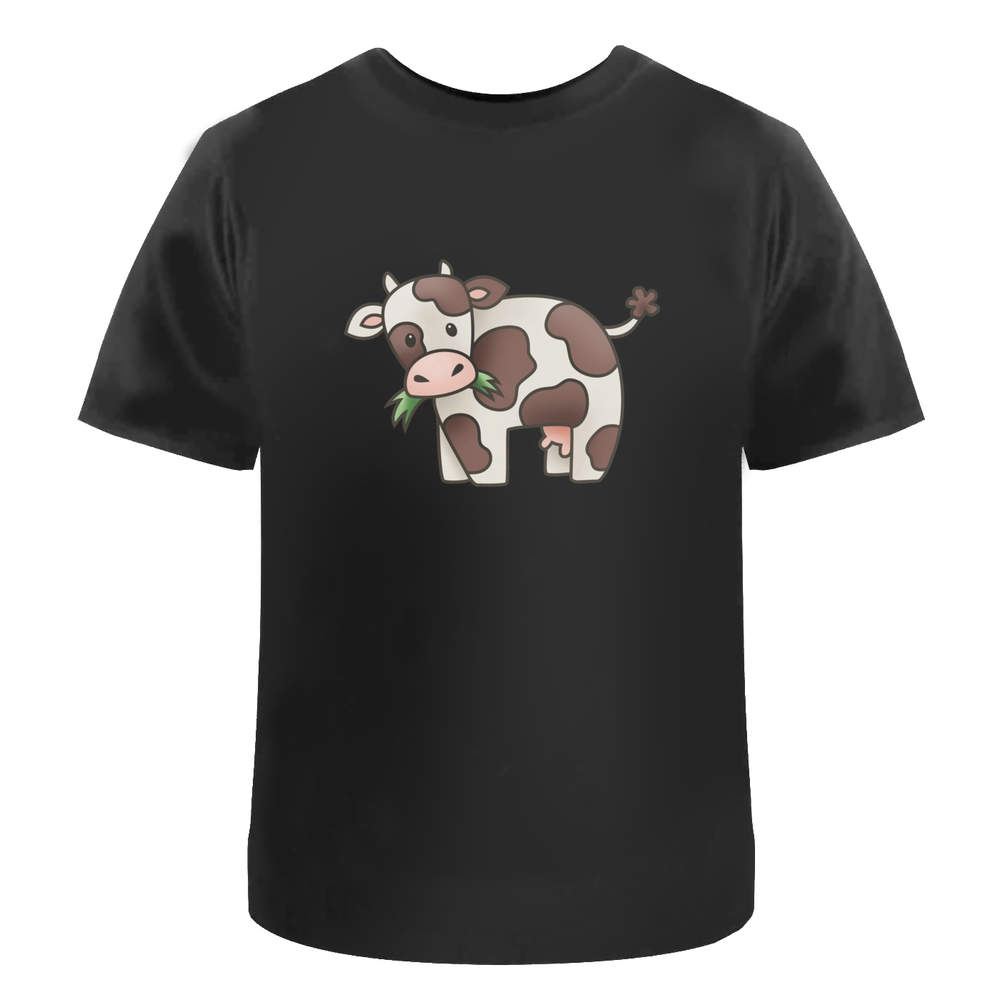 'Brown Cow Eating Grass' Unisex T-Shirt - 100% Cotton (S-XXL) (TA022746)