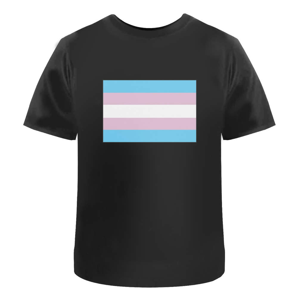 'Transgender Pride Flag' Unisex T-Shirt - 100% Cotton (S-XXL) (TA023546)