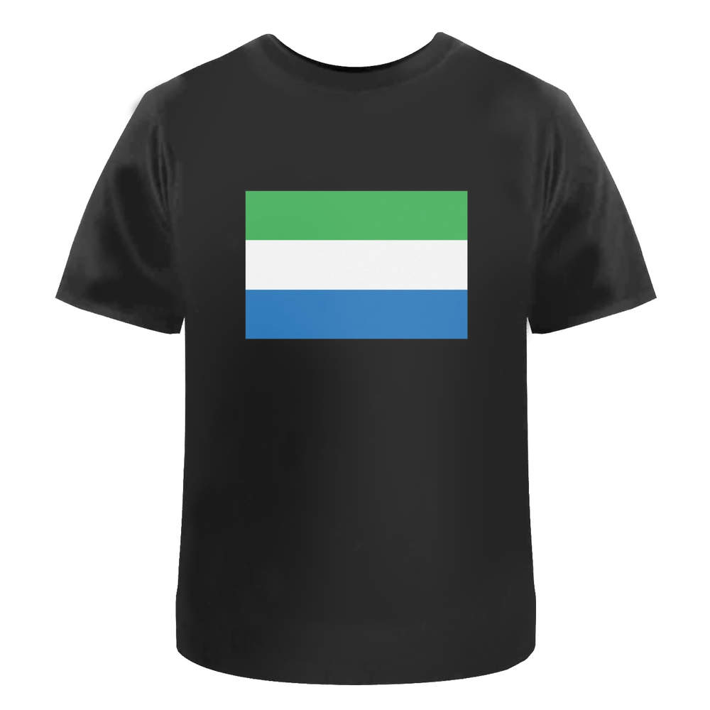 'Sierra Leone Flag' Unisex T-Shirt - 100% Cotton (S-XXL) (TA023905)