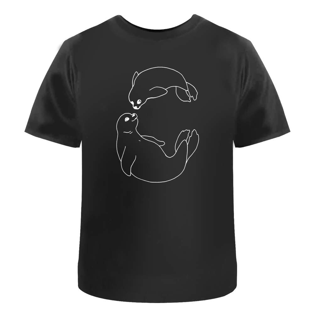 'Seal Duo' Unisex T-Shirt - 100% Cotton (S-XXL) (TA024155) - Picture 6 of 15