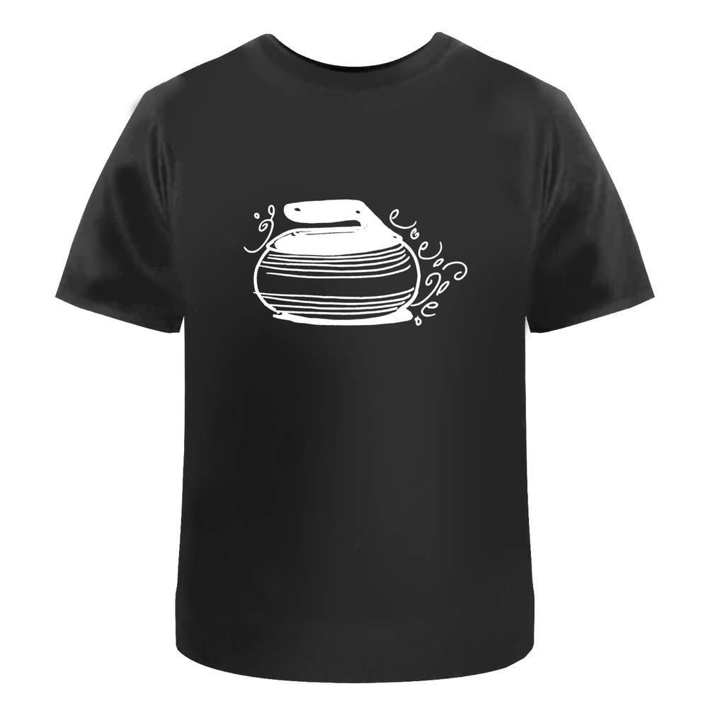 'Curling Stone' Unisex T-Shirt - 100% Cotton (S-XXL) (TA027246)