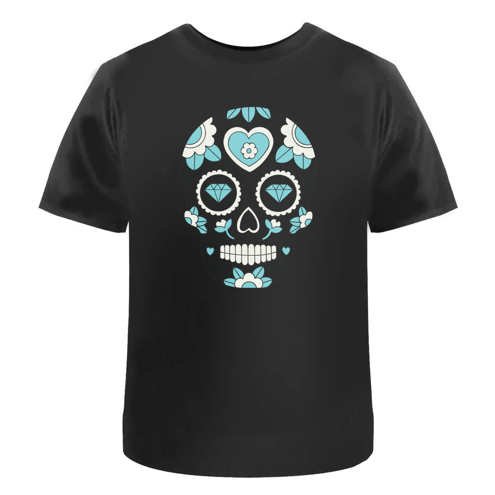 'Sugar Skull' Unisex T-Shirt - 100% Cotton (S-XXL) (TA027704)