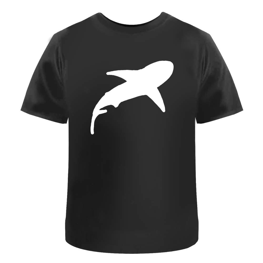 thumbnail 6  - &#039;Shark Silhouette&#039; Men&#039;s / Women&#039;s Cotton T-Shirts (TA027910)