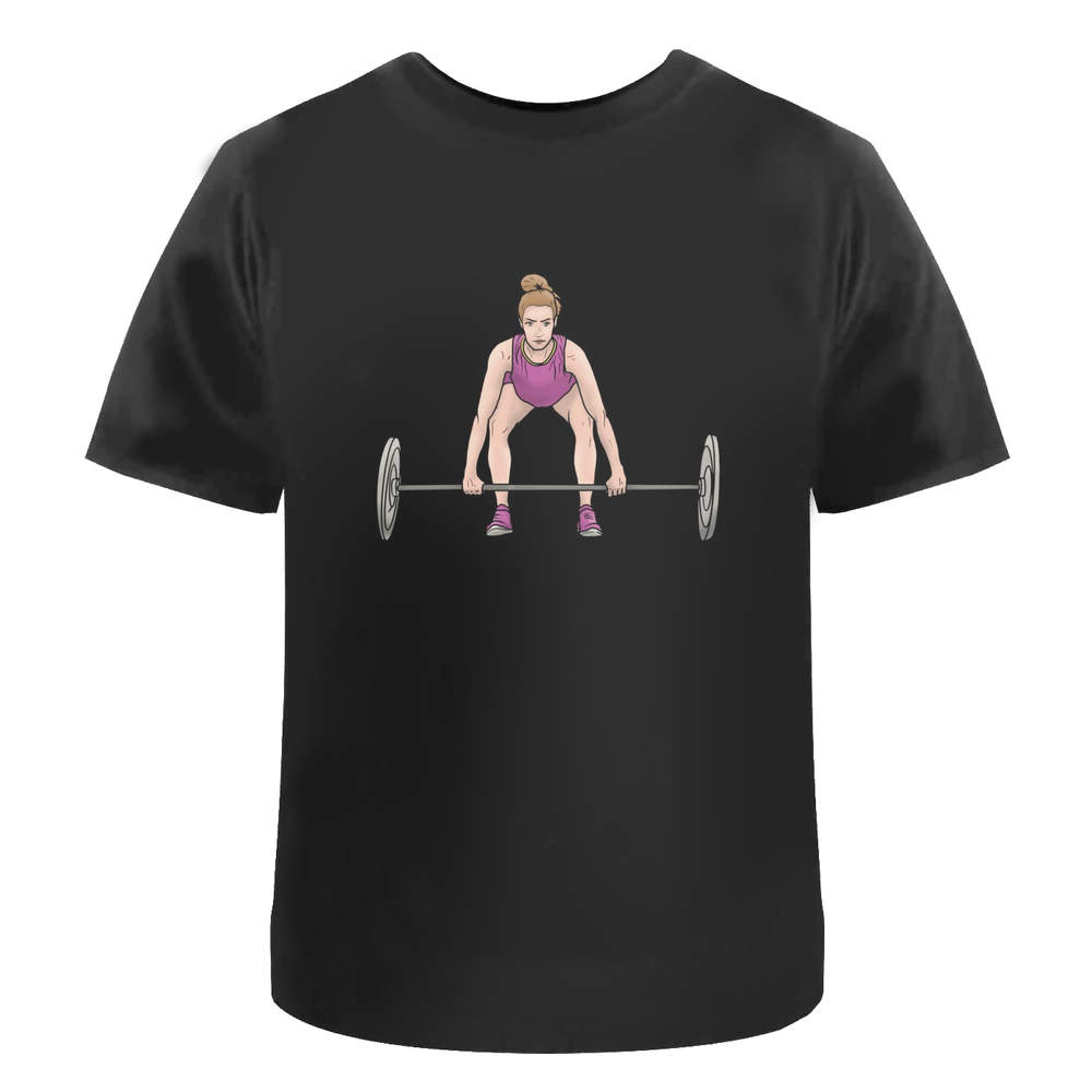 'Weightlifting Woman' Unisex T-Shirt - 100% Cotton (S-XXL) (TA035541)