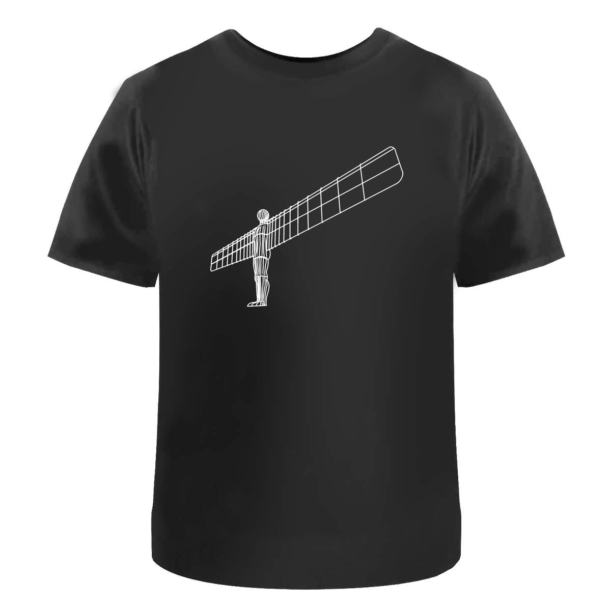 'Angel Of The North' Unisex Cotton T-Shirt - Graphic Tee / Short Sleeve Top for Men and Women (TA037290)