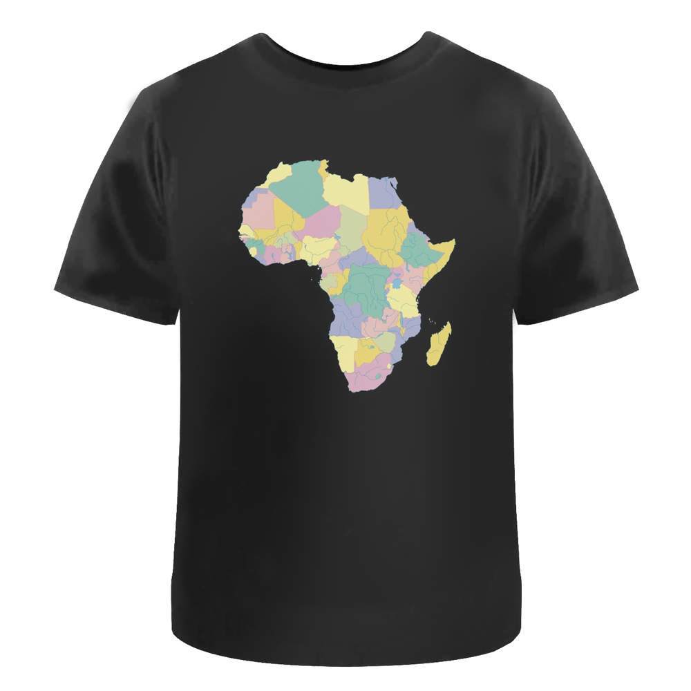'Map Of Africa' Unisex T-Shirt - 100% Cotton (S-XXL) (TA037417)