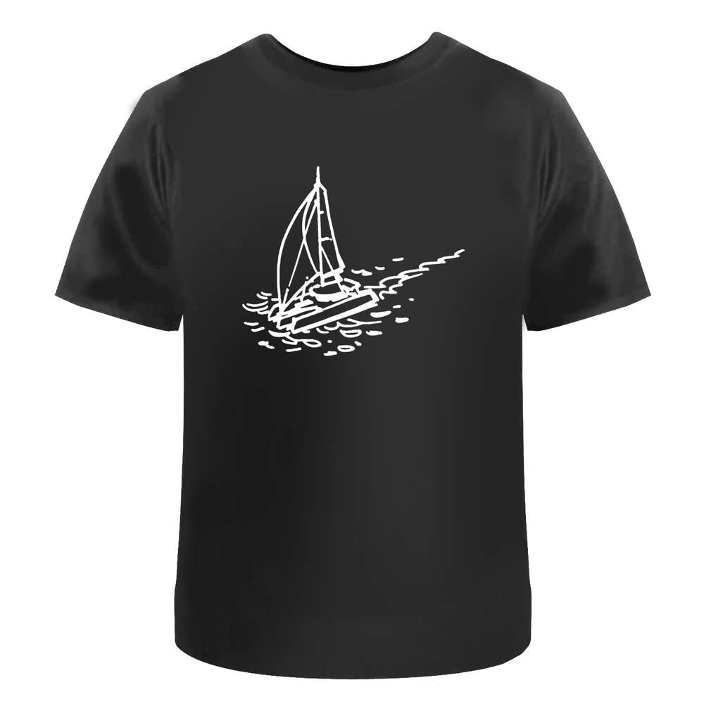 'Sailing Catamaran' Unisex T-Shirt - 100% Cotton (S-XXL) (TA037857)