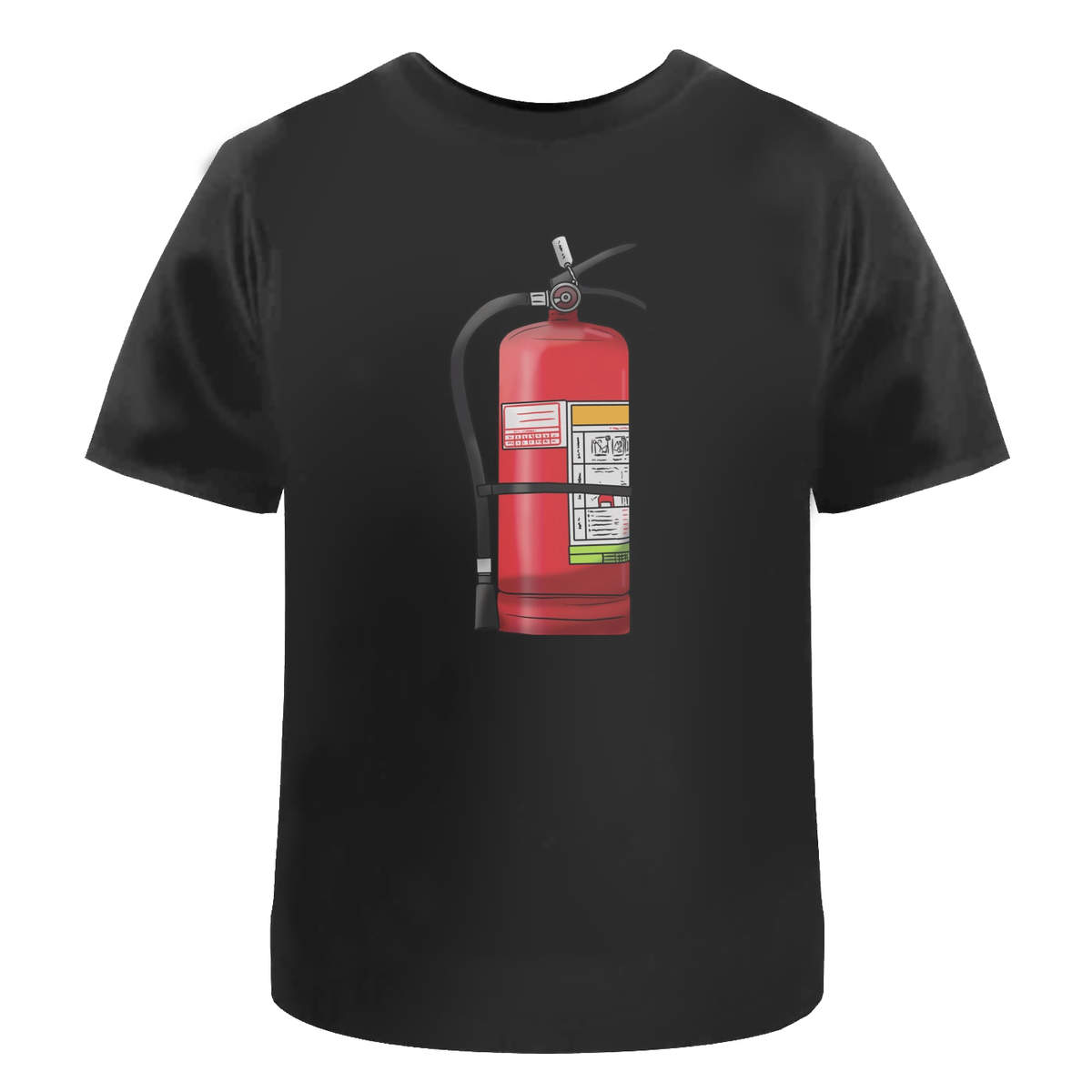 'Fire Extinguisher' Unisex Cotton T-Shirt - Graphic Tee / Short Sleeve Top for Men and Women (TA037869)