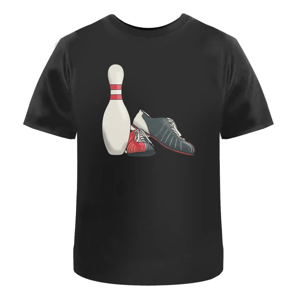 'Bowling Pin and Shoes' Unisex T-Shirt - 100% Cotton (S-XXL) (TA038227)