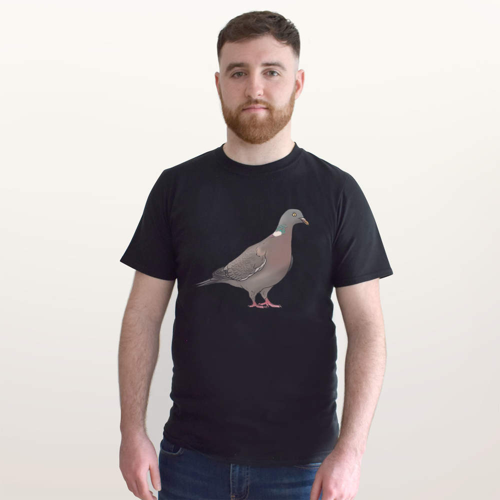 'Wood Pigeon' Unisex T-Shirt - 100% Cotton (S-XXL) (TA038935) - Picture 7 of 15