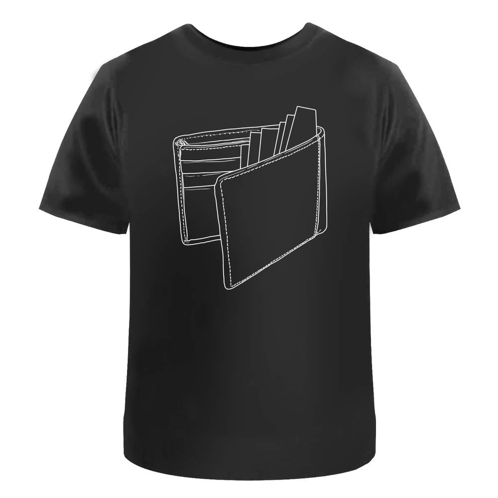 'Leather Wallet' Unisex T-Shirt - 100% Cotton (S-XXL) (TA038945)