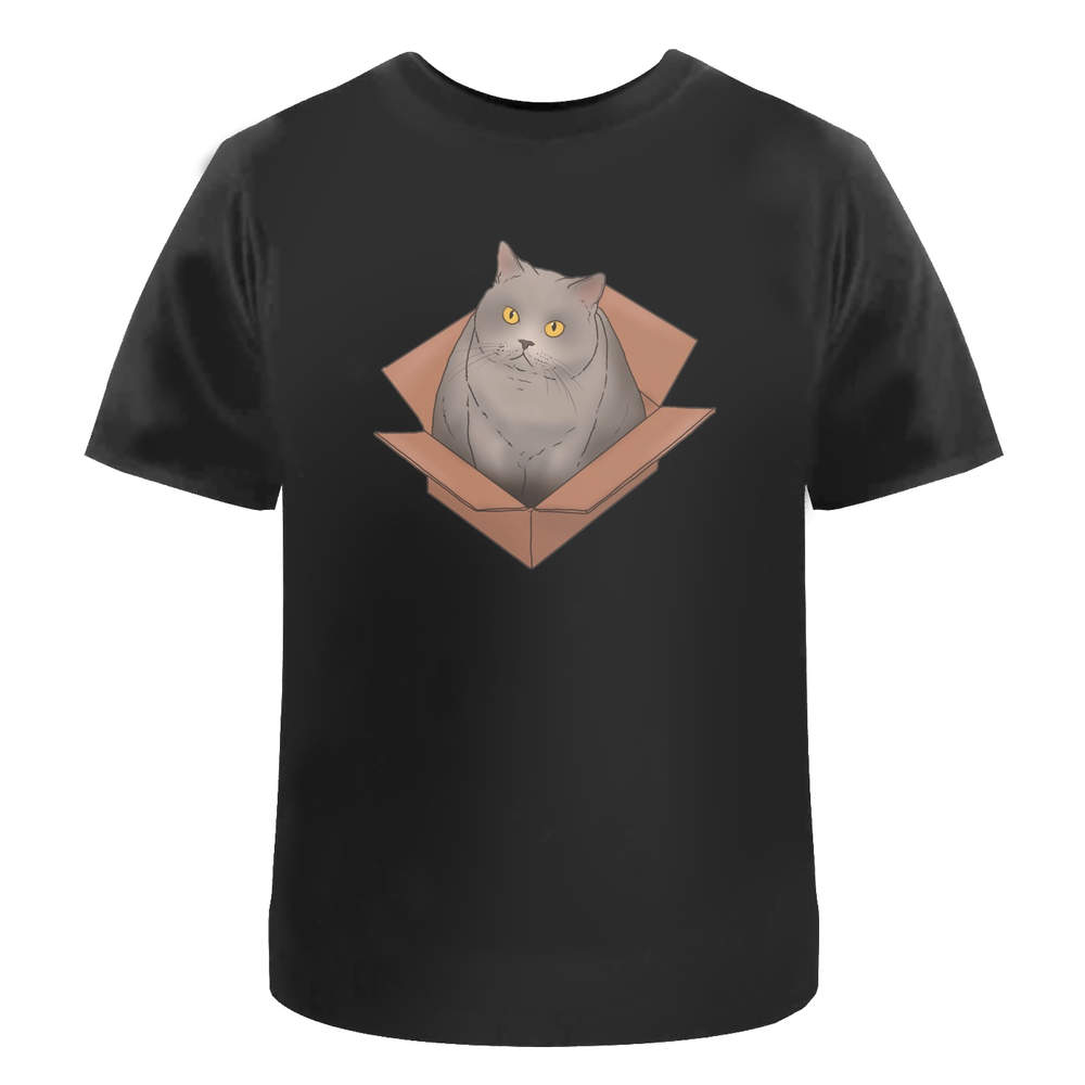 'Cat In A Box' Unisex T-Shirt - 100% Cotton (S-XXL) (TA039749)