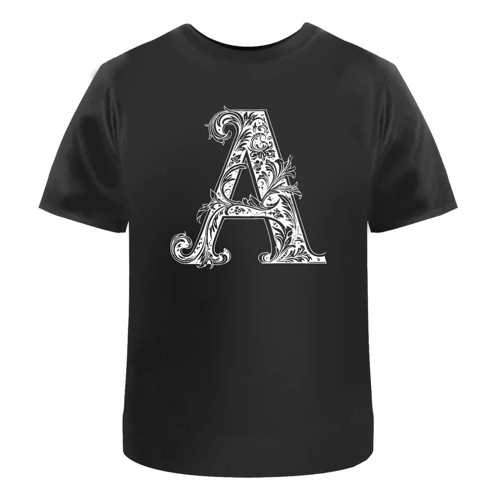 'Letter A' Unisex T-Shirt - 100% Cotton (S-XXL) (TA042614)