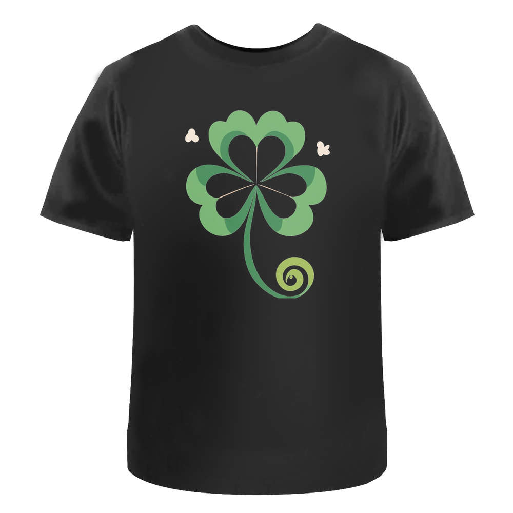'Lucky Clover Leaf' Unisex T-Shirt - 100% Cotton (S-XXL) (TA045315)