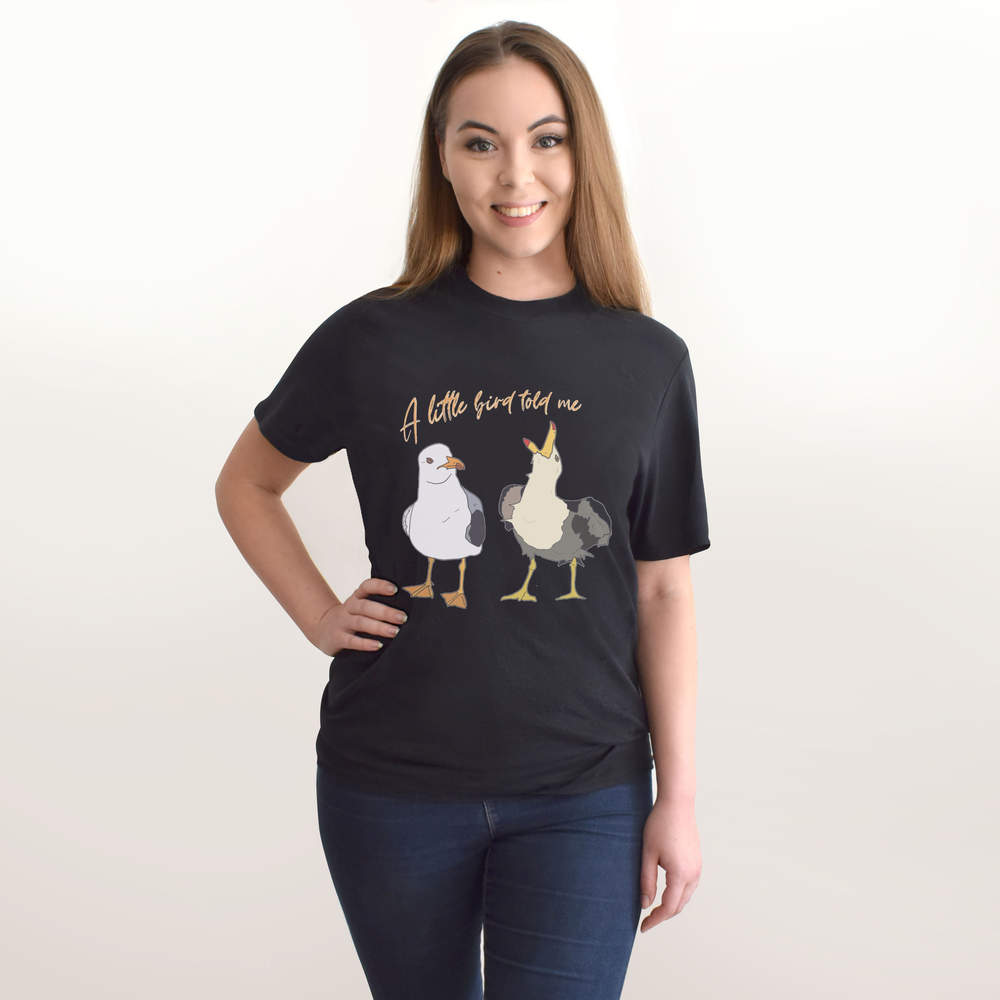 'Two Seagull Friends ' Unisex T-Shirt - 100% Cotton (S-XXL) (TA046504) - Picture 8 of 15