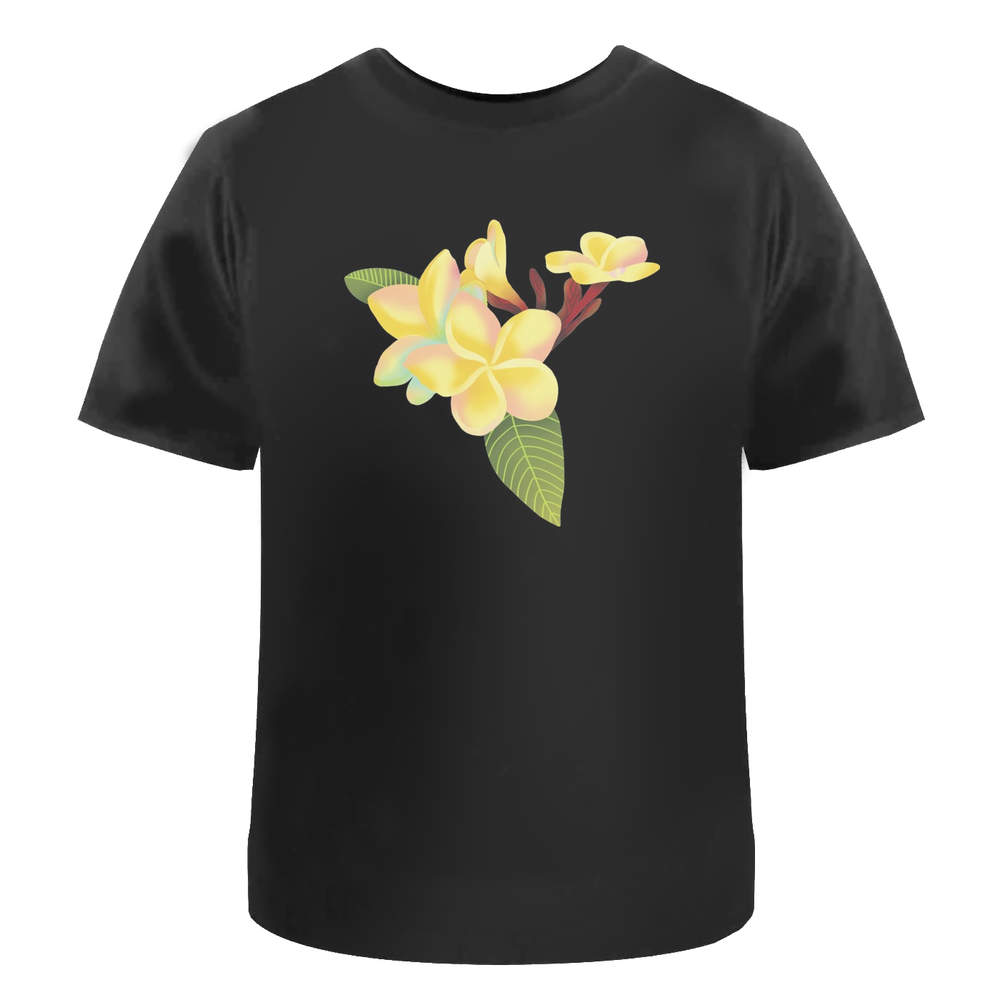 'Hawaiian Plumeria' Unisex T-Shirt - 100% Cotton (S-XXL) (TA051098)