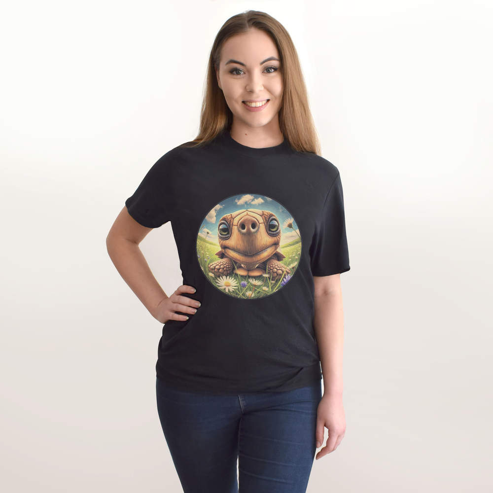 'Smiling Tortoise' Unisex T-Shirt - 100% Cotton (S-XXL) (TA051908) - Picture 8 of 15