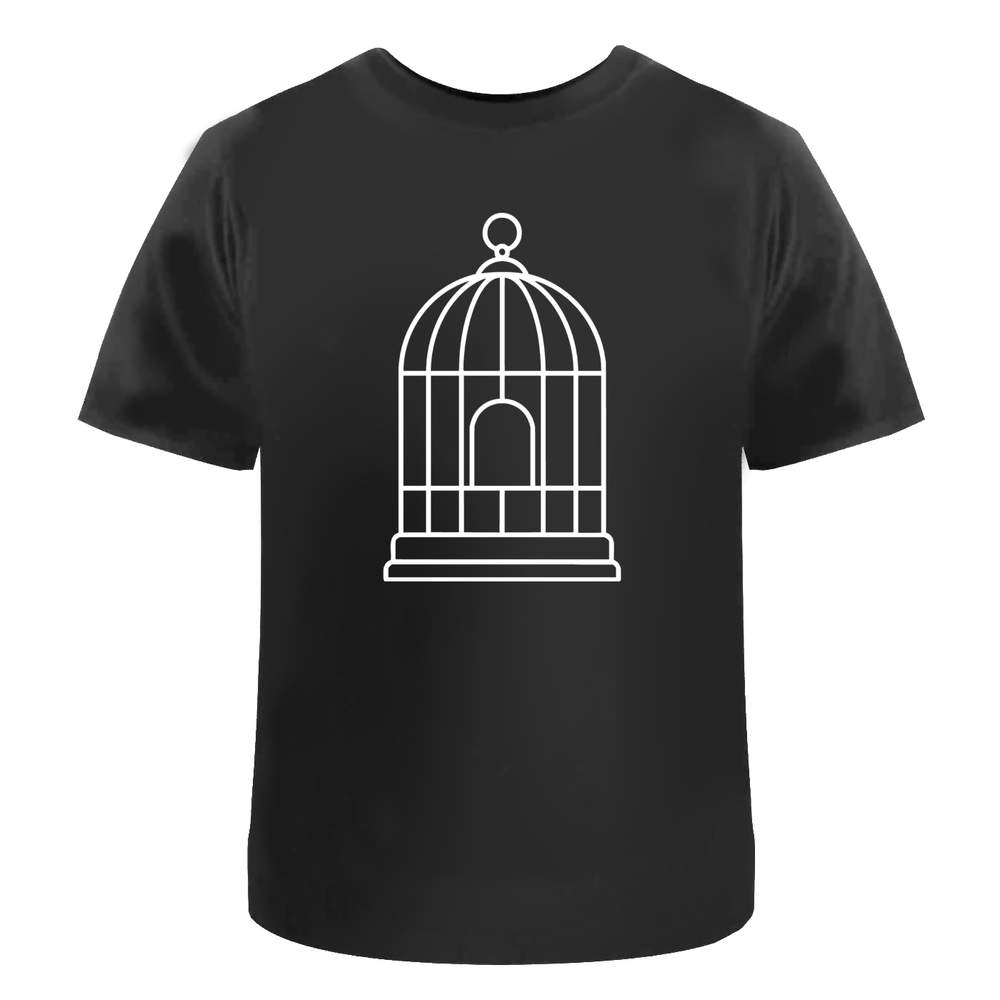 'Bird Cage with door' Unisex T-Shirt -  100% Cotton (S-XXL) (TA053917)