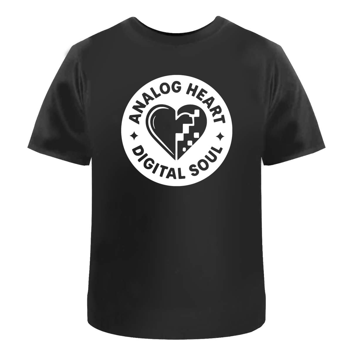 'Analogue Heart, Digital Soul' Unisex T-Shirt -  100% Cotton (S-XXL) (TA054150)