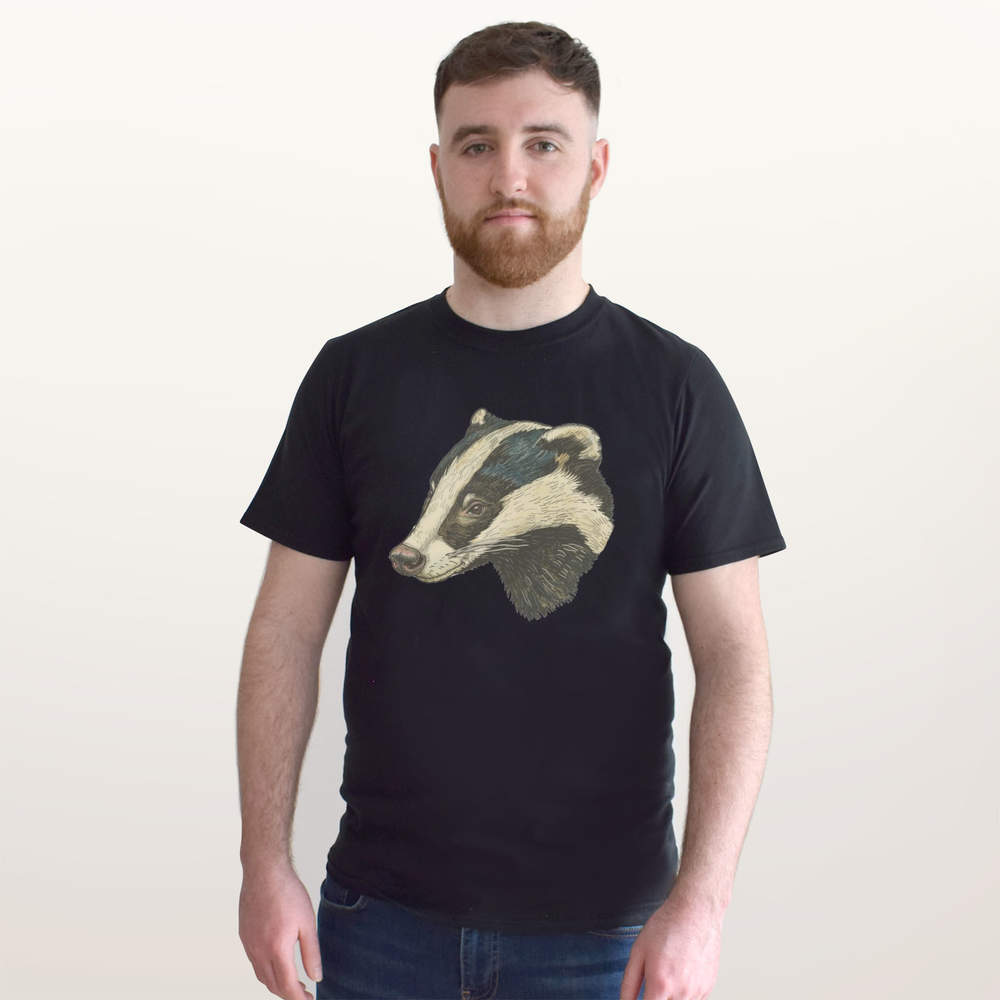 'Badger Portrait Side View' Unisex T-Shirt - 100% Cotton (S-XXL) (TA054311) - Picture 7 of 15