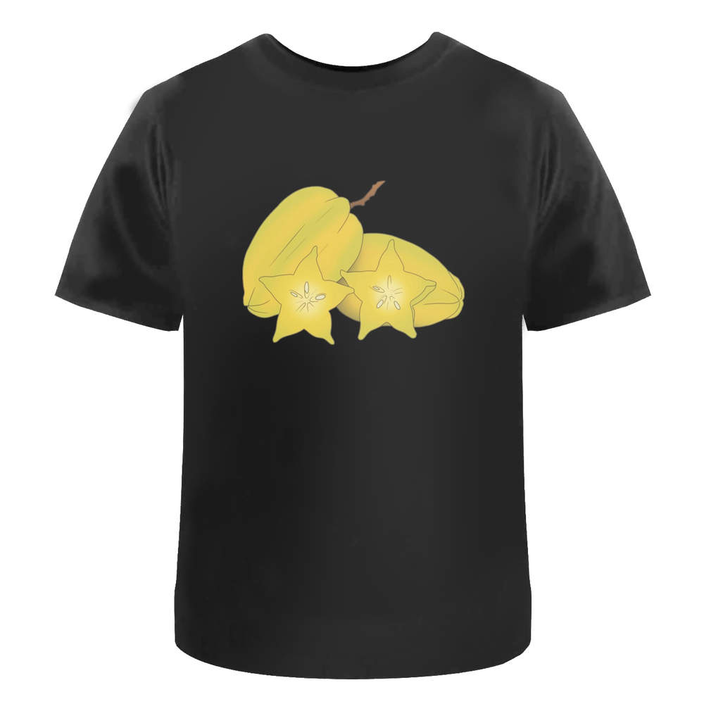 'Star Fruit Illustration' Unisex T-Shirt - 100% Cotton (S-XXL) (TA054705)