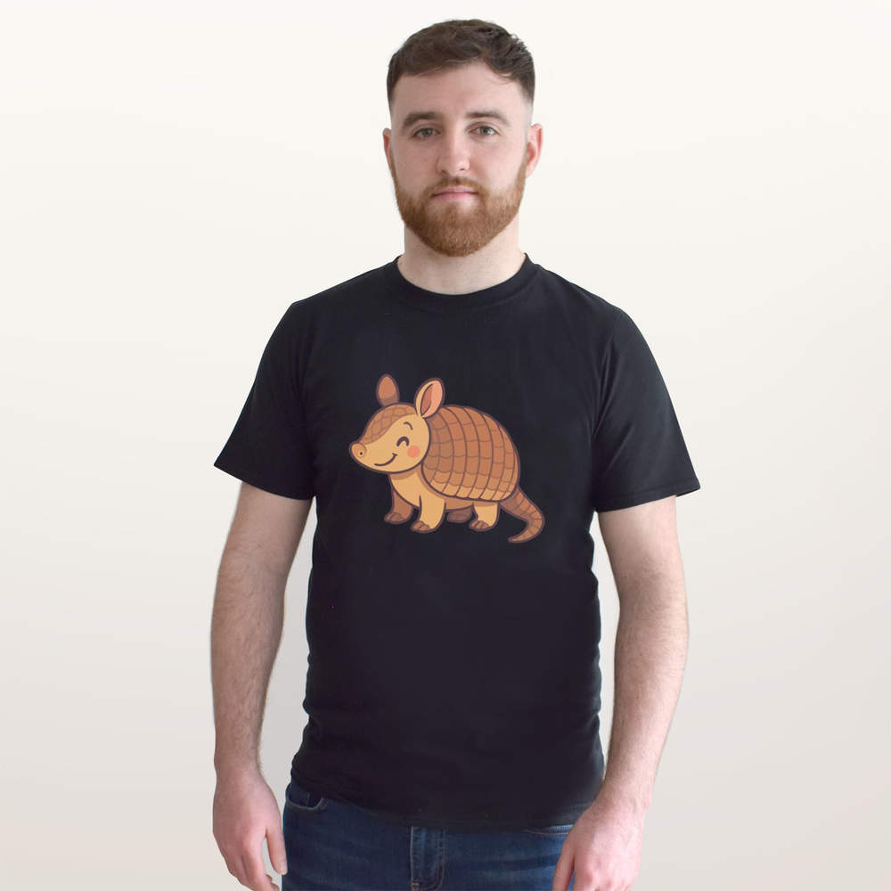 'Cute Armadillo' Unisex T-Shirt - 100% Cotton (S-XXL) (TA056739)