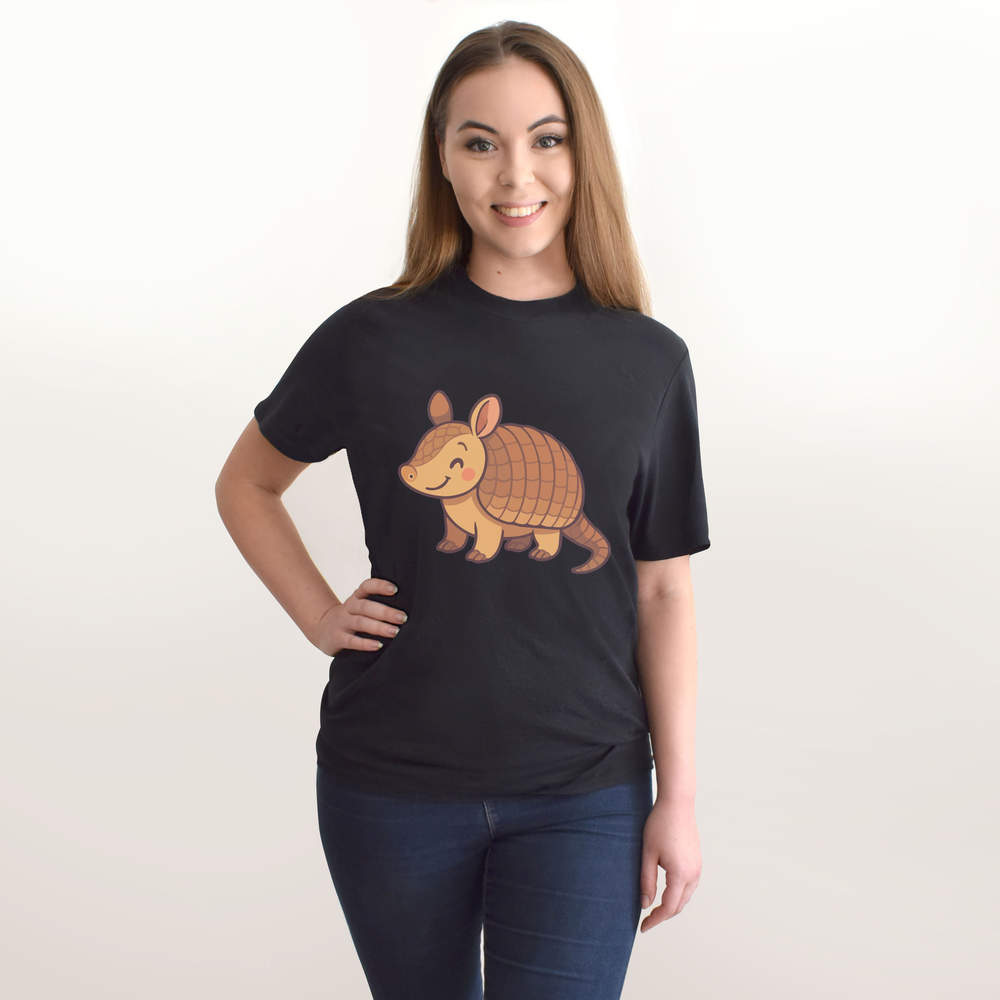 'Cute Armadillo' Unisex T-Shirt - 100% Cotton (S-XXL) (TA056739)
