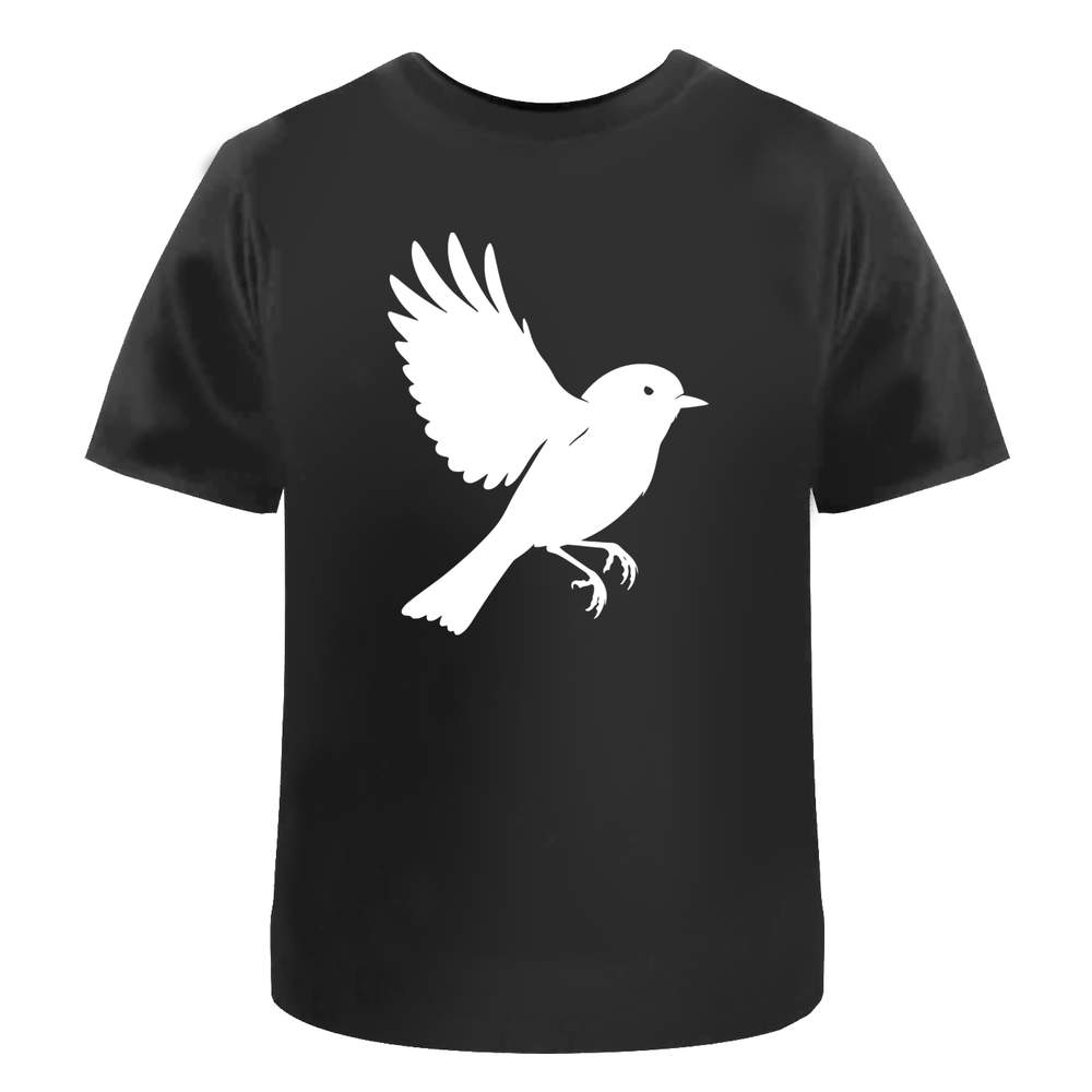 'Bird in Flight Silhouette' Unisex T-Shirt - 100% Cotton (S-XXL) (TA057794)