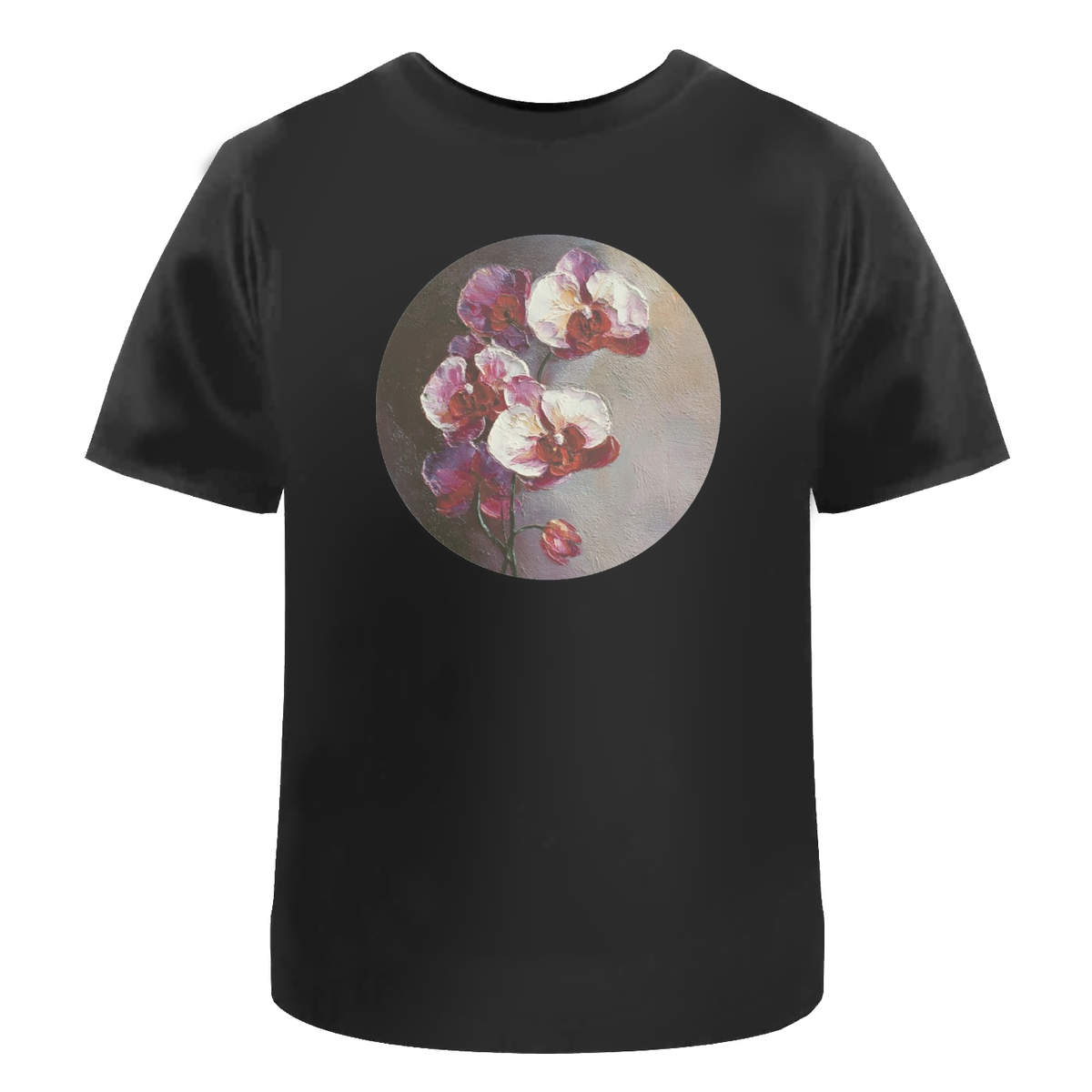 ‘Orchid Flowers’ Unisex T-Shirt – 100% Cotton (S-XXL) (TA064432)