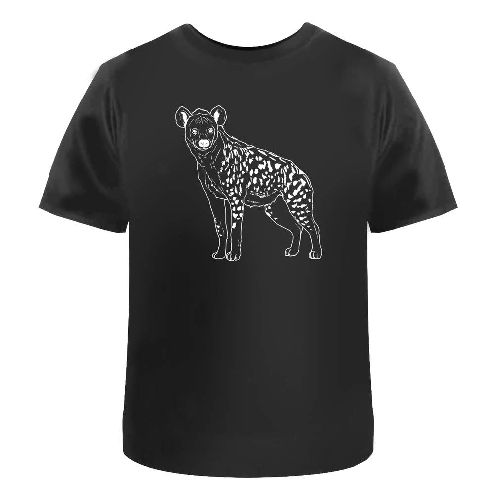 'Hyena' Unisex T-Shirt - 100 % Cotton, Black, XL (TA00146116)