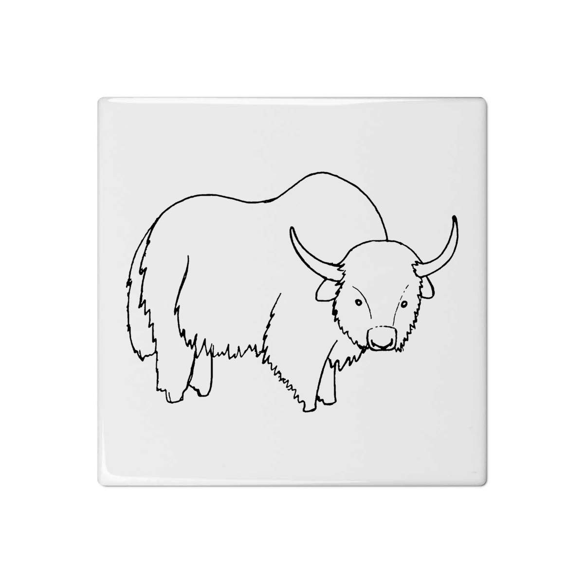 'Buffalo' 108mm Square Ceramic Tile (TD00003608)