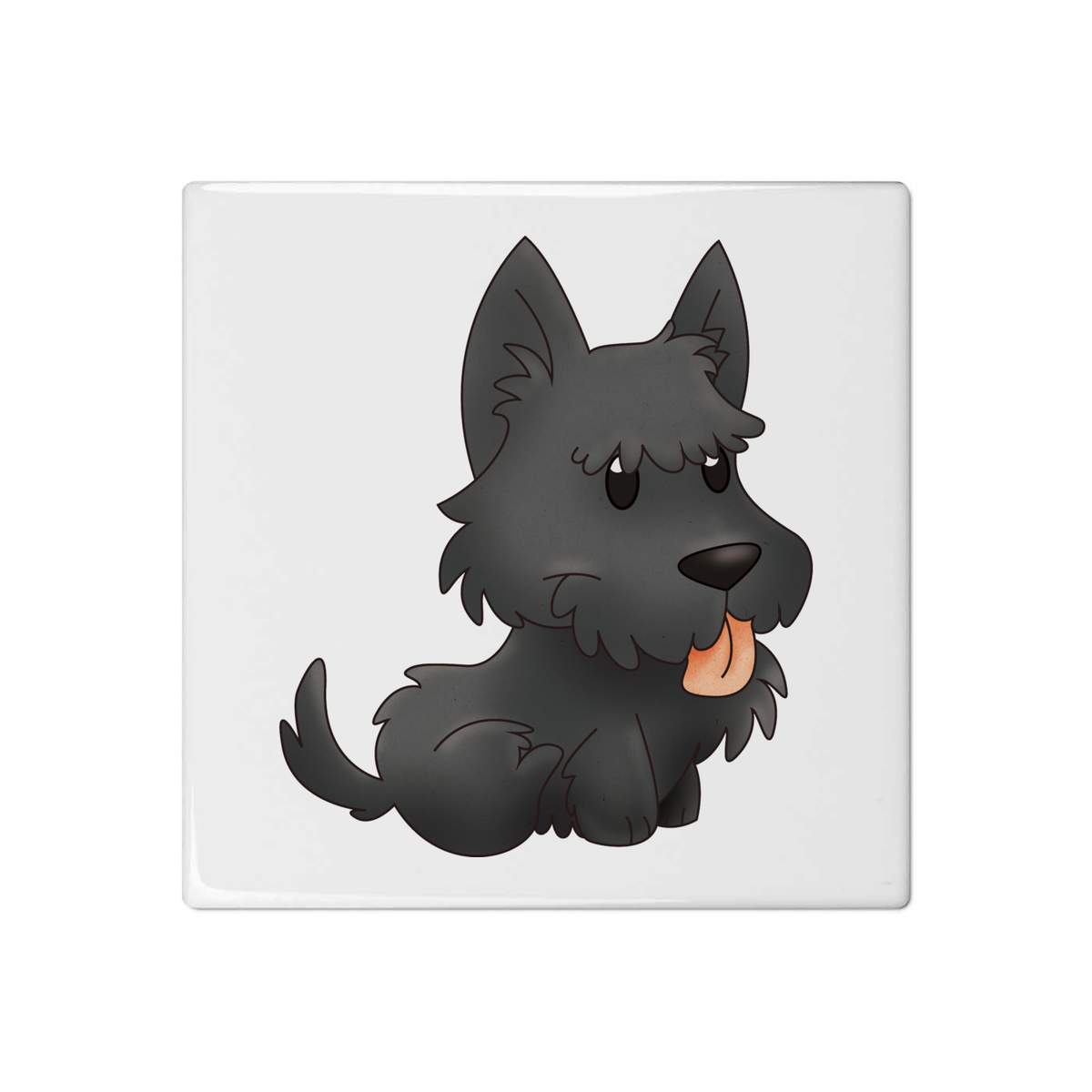 'Scottish Terrier' 108mm Square Ceramic Tile (TD00008771)