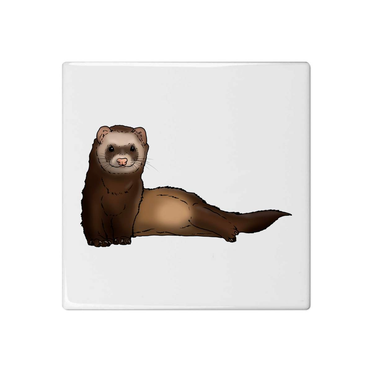 'Ferret' 108mm Square Ceramic Tile (TD00015178)