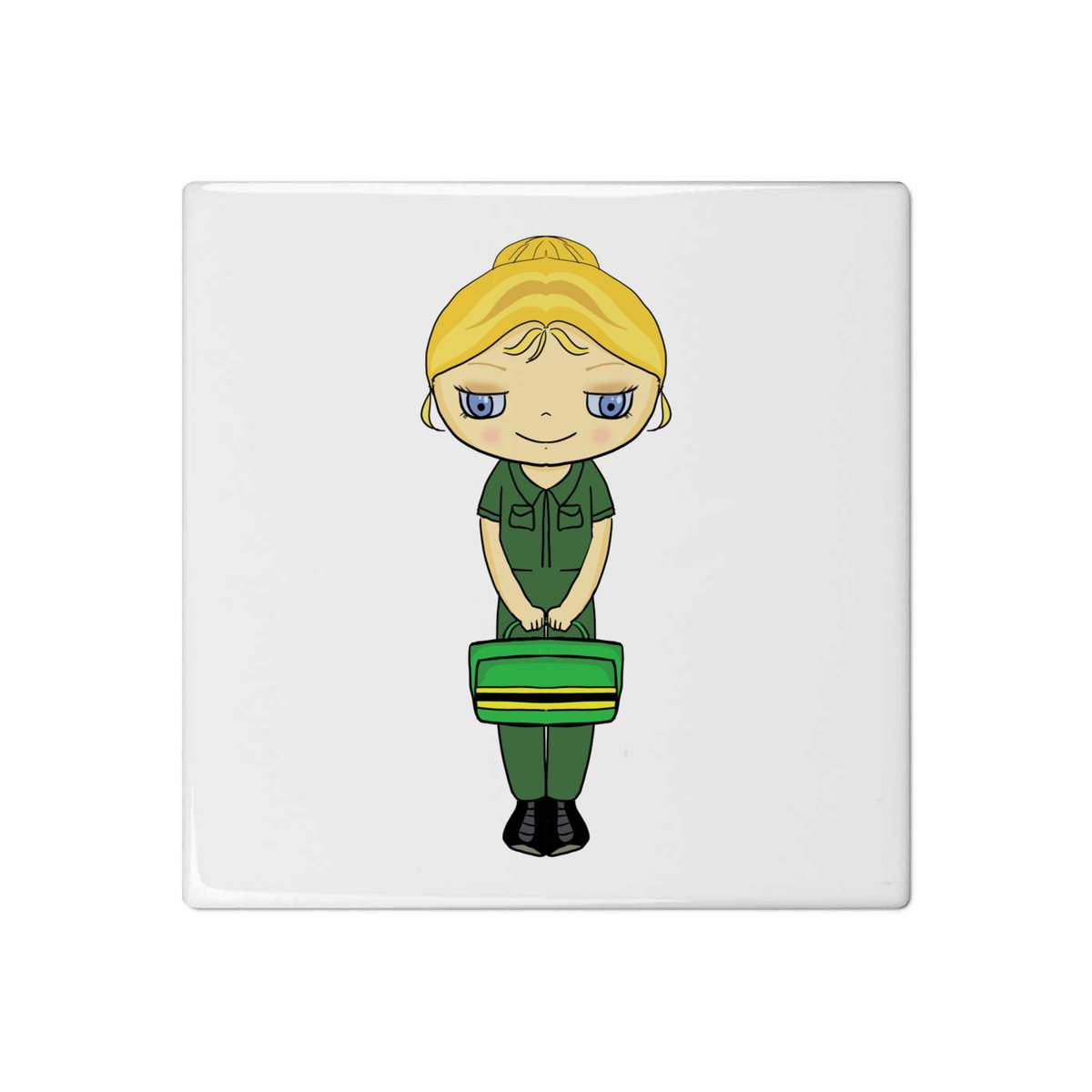 'Paramedic' 108mm Square Ceramic Tile (TD00022286)