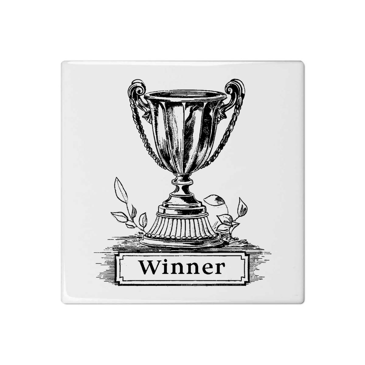 'Winner Trophy' 108mm Square Ceramic Tile (TD00029431)