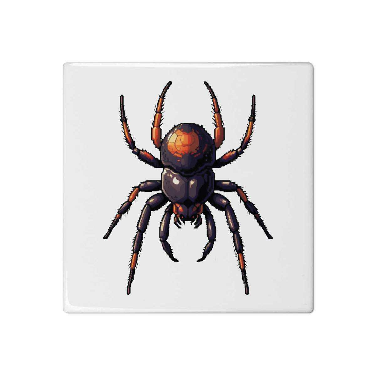 'Halloween Spider' 108mm Square Ceramic Tile (TD00029670)
