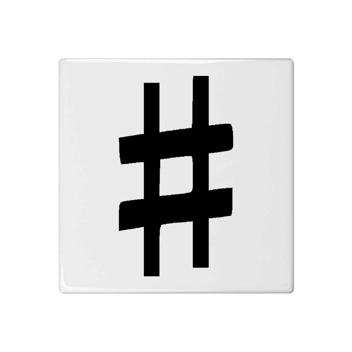 'Sharp' 108mm Square Ceramic Tile (TD00032382)