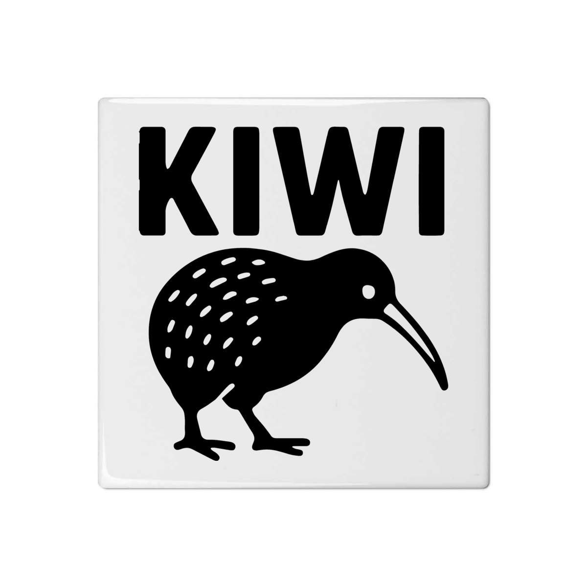 'Kiwi Bird' 108mm Square Ceramic Tile (TD00035396)